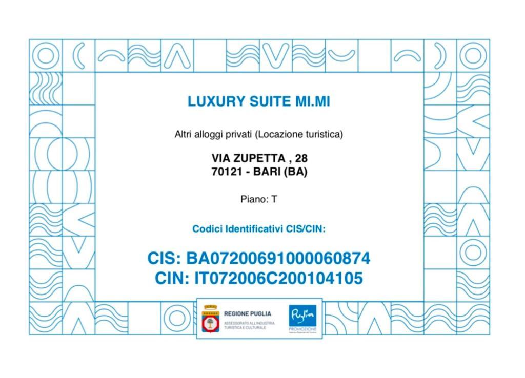 Luxury Suite Mimi Бари Экстерьер фото